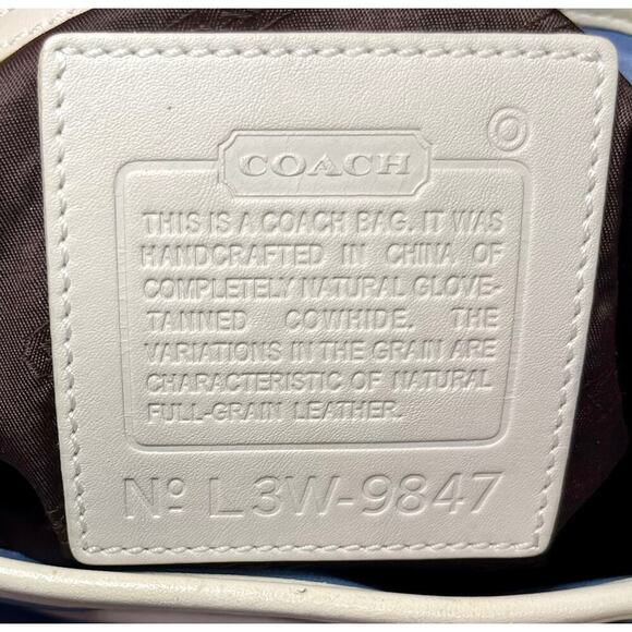 Vintage Coach 9847 Legacy West Leather Market Tote Bag & 6780 Skinny Wristlet - Picture 15 of 16